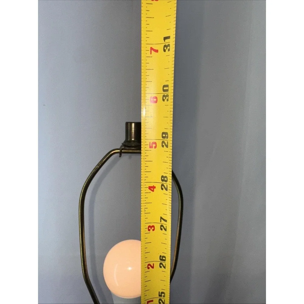 MCM Brass Ginger Jar Lamp Solid/Heavy 15 lbs 29